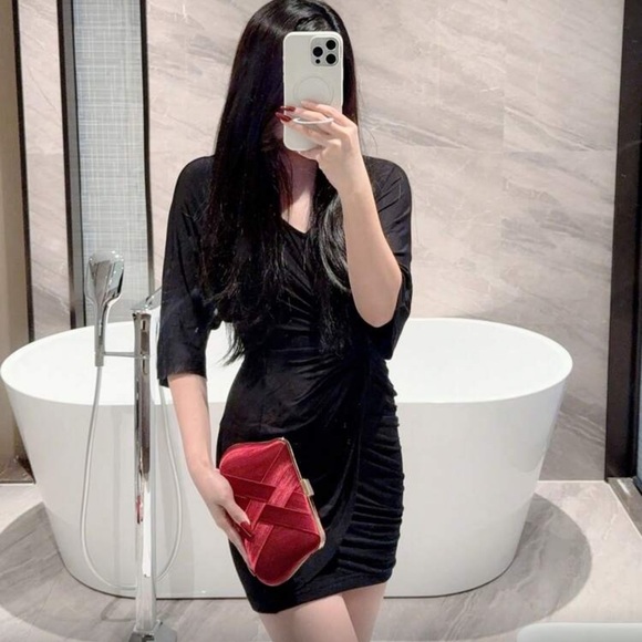 Elegant Red Clutch Bag